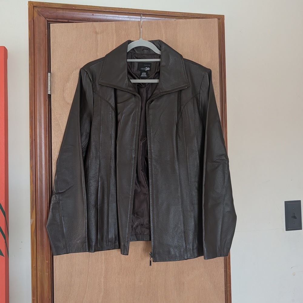 Women's Brown Leather Jacket